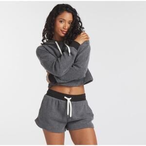 Feat NWT Hazy Black BlanketBlend Drawstring Shorts XS